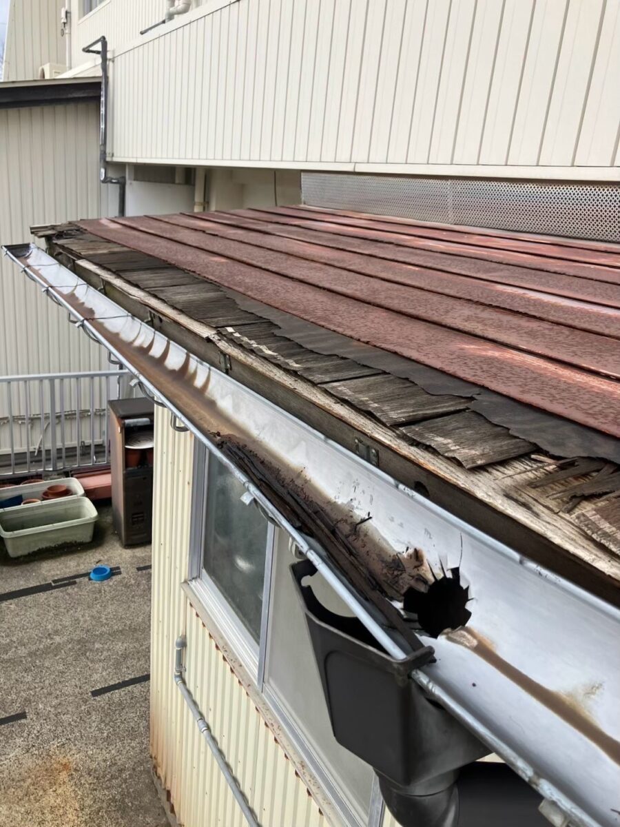 下地まで修理して強い屋根に
