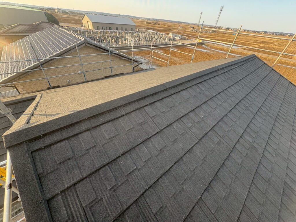 屋根全体をカバー