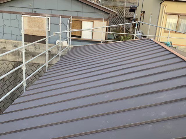 屋根面全体を施工