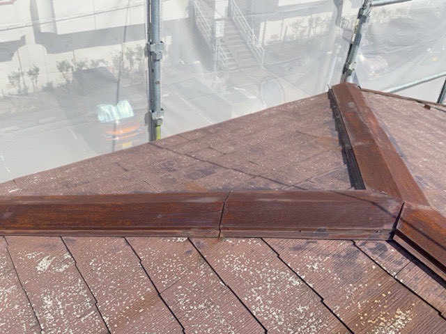 棟板金まわりを確認